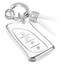 for Lexus Key Fob Cover with Luxury Diamond for LK B Diamond Rope /Sliver Edge