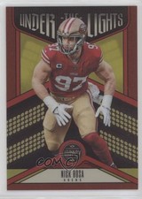 2023 Panini Legacy Under the Lights Ruby 48/50 Nick Bosa #UL-NBO 1t3