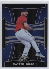 2025 Leaf Metal Blue Prismatic 45/49 Carter Holton #33 13u1