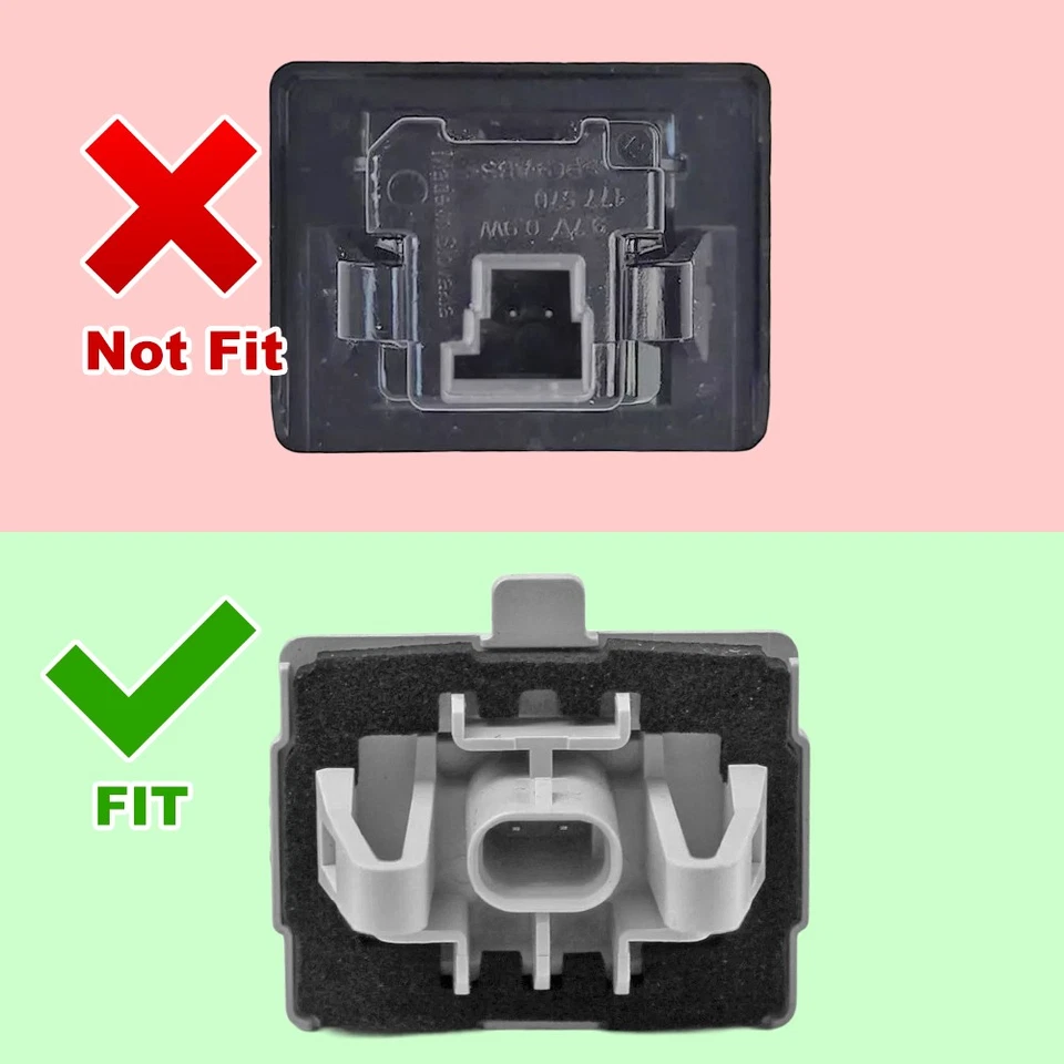 Luz de matrícula LED E4 sin errores para Mercedes Benz Clase C Sedán Foto 2 de 4