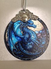 Stained Glass Ornament Dragon 4