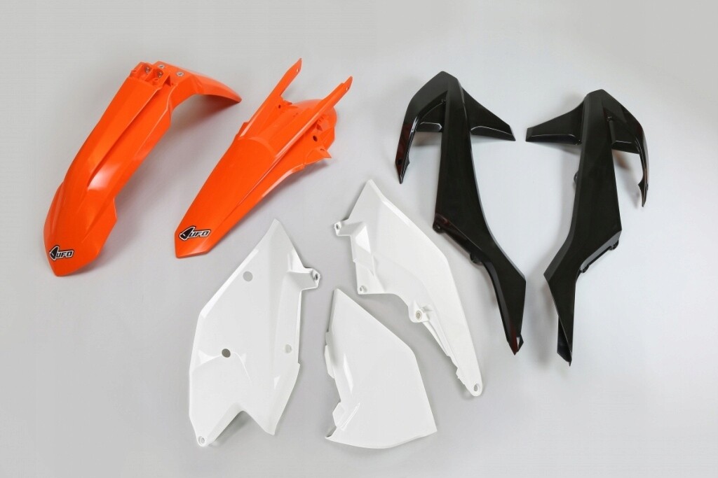 Kit plastique KTM EXC 2018 carénage orange noir pour moto de cross EXC 2017-2019