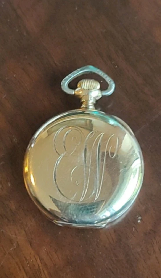 1903 Waltham 15 камней 14kGold заполненный карманные часы 0s отличном  - Изображение 3 из 4