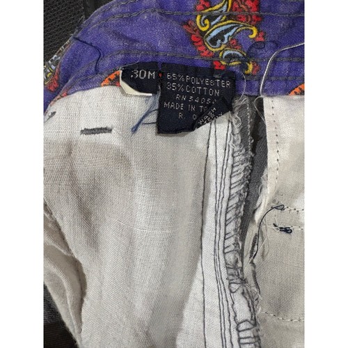 Bugle Boy Pleated Pants Vintage Casual Trousers Kids Gray Cotton Blend 28-30" - Picture 6 of 8