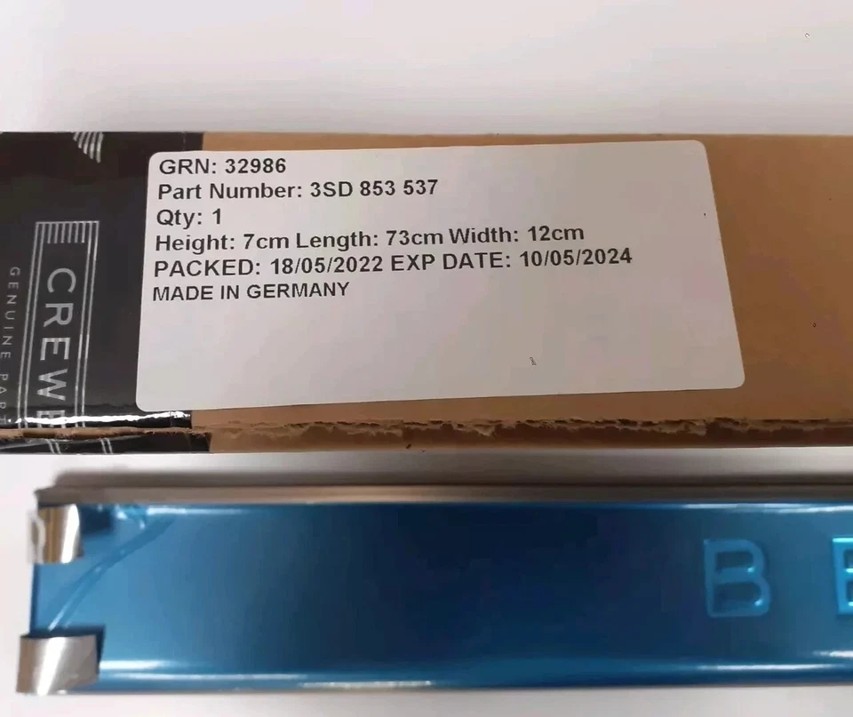 Tira de ajuste original Bentley Sill 3SD853537 - Imagen 2 de 4