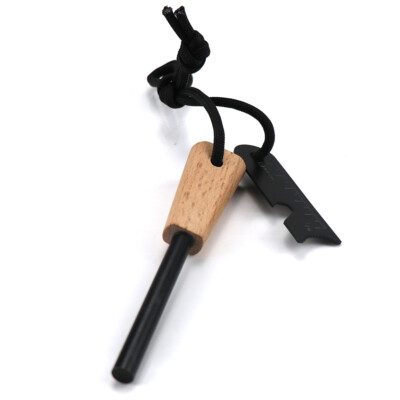 1-3er SET XL FEUERSTAHL Naturholz - Premium Funkenflug - Feuerstarter - Survival