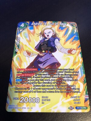 Dragon Ball Super TCG - Android 18, Full of Rage - Common | eBay