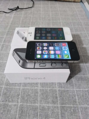 Apple iPhone 4 4S 8/16/32/64GB iOS 6/7/9 Unlocked 3G Smartphone in
