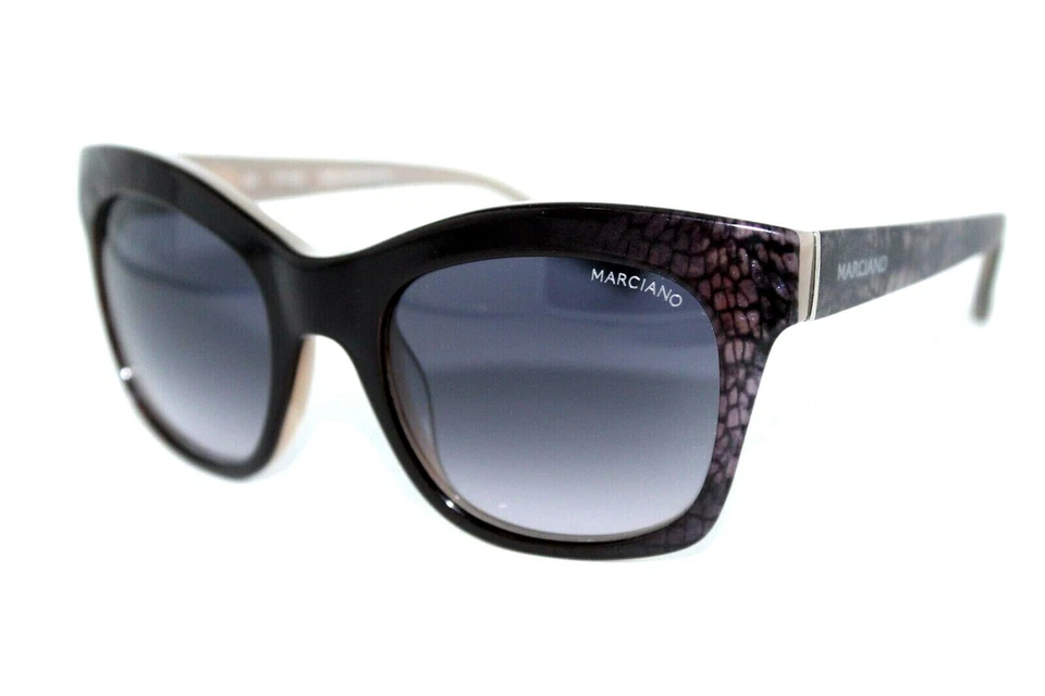 NUEVO ADIVINAR POR MARCIANO GM0728 05B PÚRPURA AUTÉNTICO GAFAS DE SOL MARCOS CON ESTUCHE Foto 2 de 4