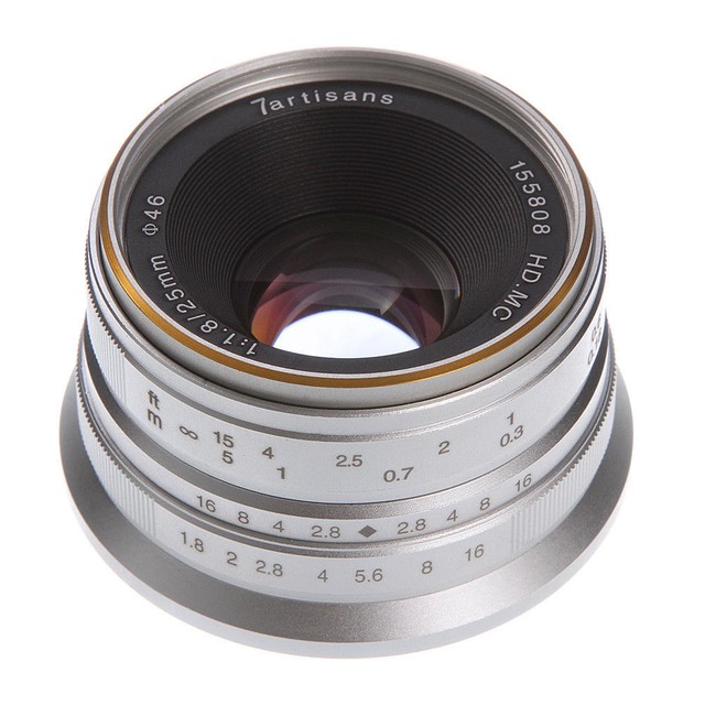 25mm F/1.8 Manual Focus MF Lens For Panasonic/Olympus M4/3 Mount Camera