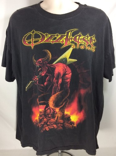 True Vintage Ozzfest Concert T-Shirt Tour 2003 Size XL Ozzy Osbourne Korn - Picture 4 of 6