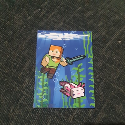  Panini Minecraft Time to Mine Trading Card #152 Biome Underwater 2022