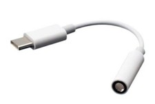 Image of Akasa USB-C to 3.5 mm female Jack Adapter, 24bit Hi-Res Sound Audio Connector UK