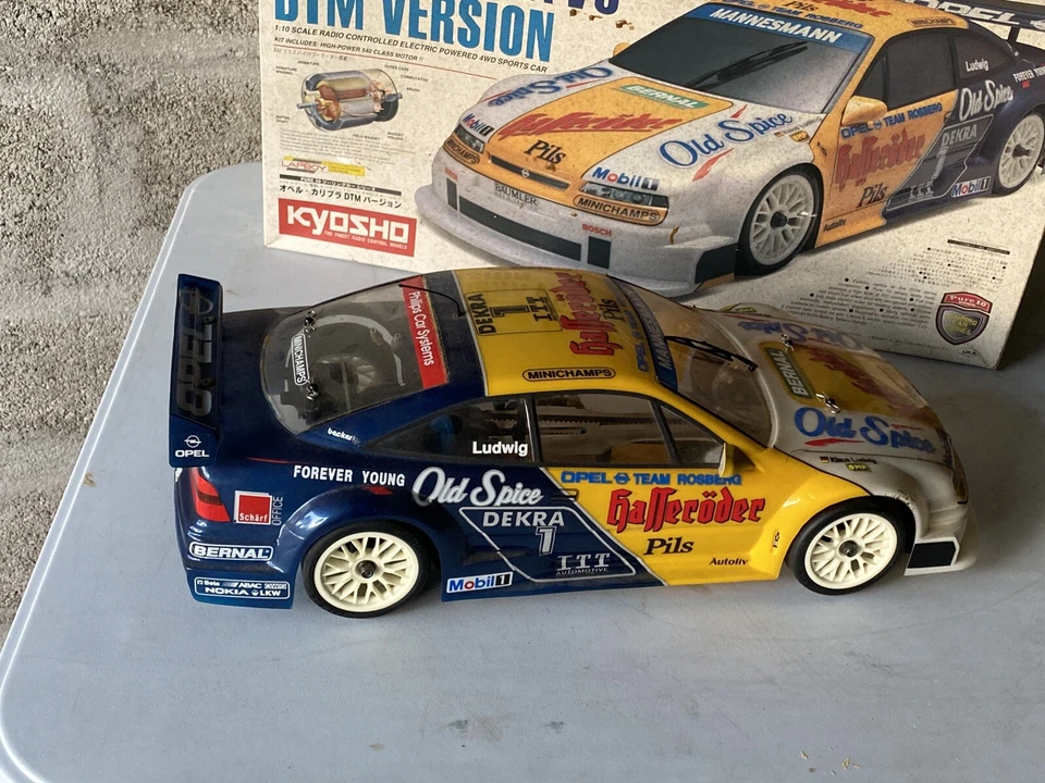 RC vintage Électrique OPEL CALIBRA V6 DTM VERSION Team Rosberg Kyosho 4WD 1/10 - Bild 4 von 4