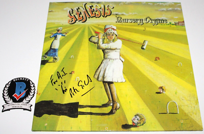 PETER GABRIEL SIGNED GENESIS 'NURSERY CRYME' VINYL ALBUM RECORD LP