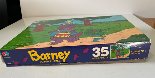 Vintage 1993 Barney Floor Puzzle 35 Pieces *COMPLETE* 17 X 22 Age 4-6 - Picture 4 of 8