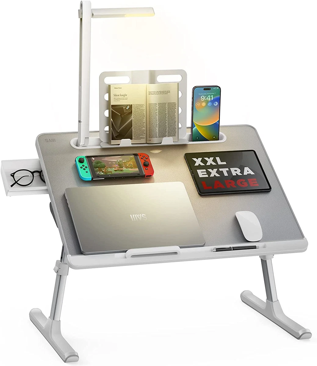 Wide online laptop tray
