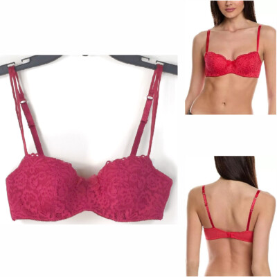B.tempt'd By Wacoal Women's Ciao Bella Balconette Bra – Lace Overlay, Underwire, Sheer Bow Detail