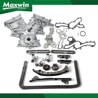 Timing Chain Kit Oil Water Pump Fit 05-16 Lexus RX350 Toyota Avalon ...