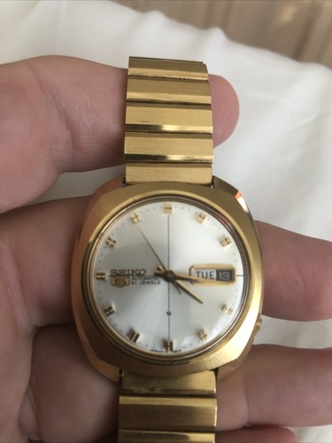 Seiko 21 Jewel Automatic Wristwatch Day Date 6106-8060 Sea Lion Running! |  eBay