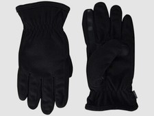  60 Isotoner Men's Black Touch Screen Fleece-Lined SmartDRI Gloves Size Large