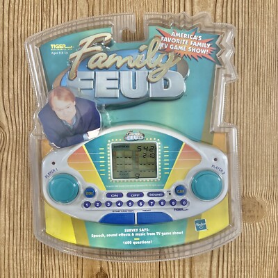 Vintage 1999 Hasbro Family Feud Portable Handheld Game Tiger Electronics NEW