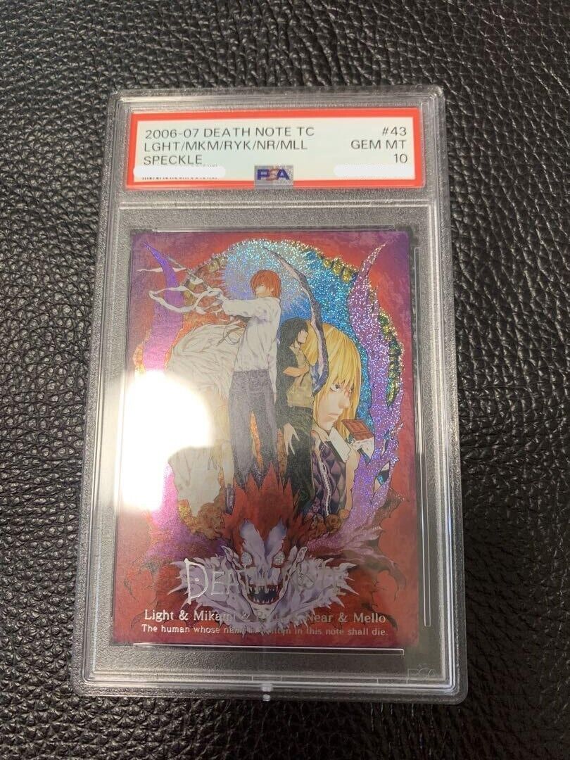 PSA10 Death Note Trading Card #43 Light MKM RYK NR MLL PSA10 Death Note Trading Card #43 Light MKM RYK NR MLL
