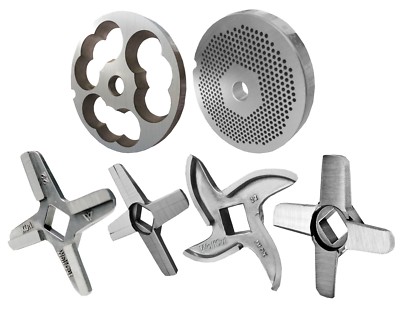 WolfCut Lochscheiben oder Messer kompatibel mit Fleischwolf Hendi Kitchenline 22