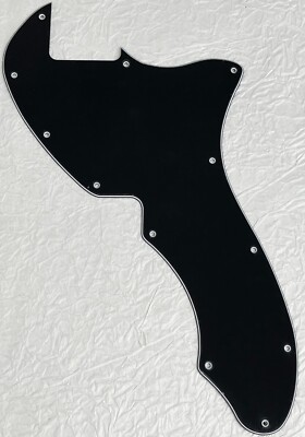 New Great-For US Telecaster Thinline/Tele 69 Blank Style Guitar Pickguard Black