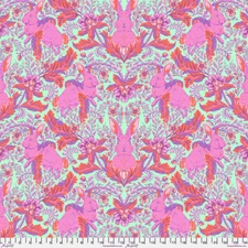 NEW! TULA PINK FULL MOON FOREST II HOPPY GO LUCKY BLOSSOM COTTON FABRIC HALF YD