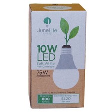 4pk - 10w A19 Led 3000k Soft White Non-dimmable - 75w Equiv.
