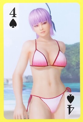 Ayane Dead or Alive Xtreme 3 Playing Card Game Koei Tecmo Japanese Spade 4