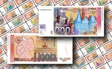 64-L&Uuml;BECK SH 000-Euro-Schein Nullhundert &euro; - 0 Euro Schein PQ