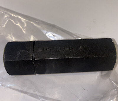 In-Line Check Valve Dynamic Fluid Components 5000 Psi 1/2'' NPTF HSP-1000-4-5 TEC