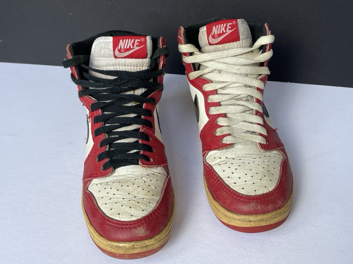 Vintage 1985 Nike Air Sky Jordan 1 Chicago Extremely Rare Holy