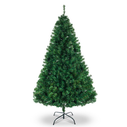 5.5/6/7/8 FT Artificial PVC Christmas Tree W/Stand Holiday Season Indoor Outdoor - Picture 6 of 19