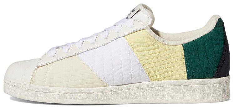 adidas gazelle silver green womens Adidas Superstar 82 Sneakers White/Dark Green Classic Cream Shell Toe   