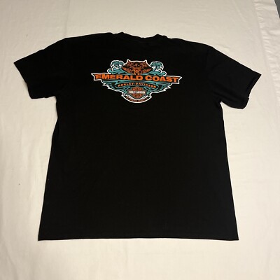 Harley Davidson Short Sleeve t shirts black size XL Emerald coast Florida