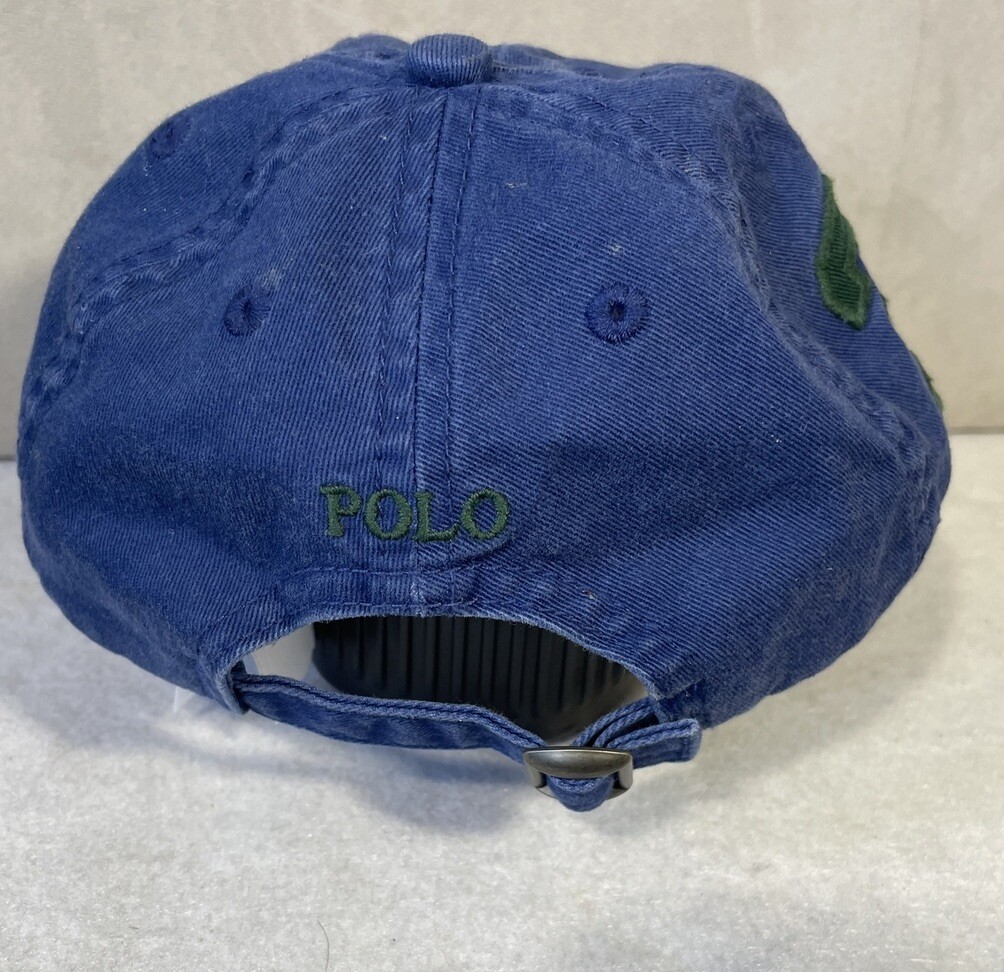 Polo Ralph Lauren berretto da baseball chino bambini cotone taglia 2T 4T grande pony verde #3