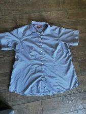 Chik-Fil-A Employee OOBE Team Style Button Front Uniform Shirt SS XL