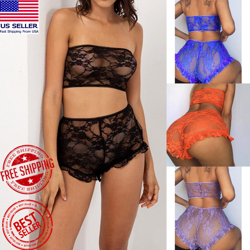 cheap sexy lingerie free shipping Sexy Lingerie Womens Ladies See Through Lace Robe Sleepwear Underwear  Nightwear main image 0