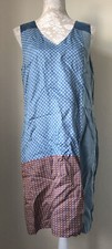 Nice Things Polka Dot Shift Dress UK 14 Midi V-Neck Sleeveless