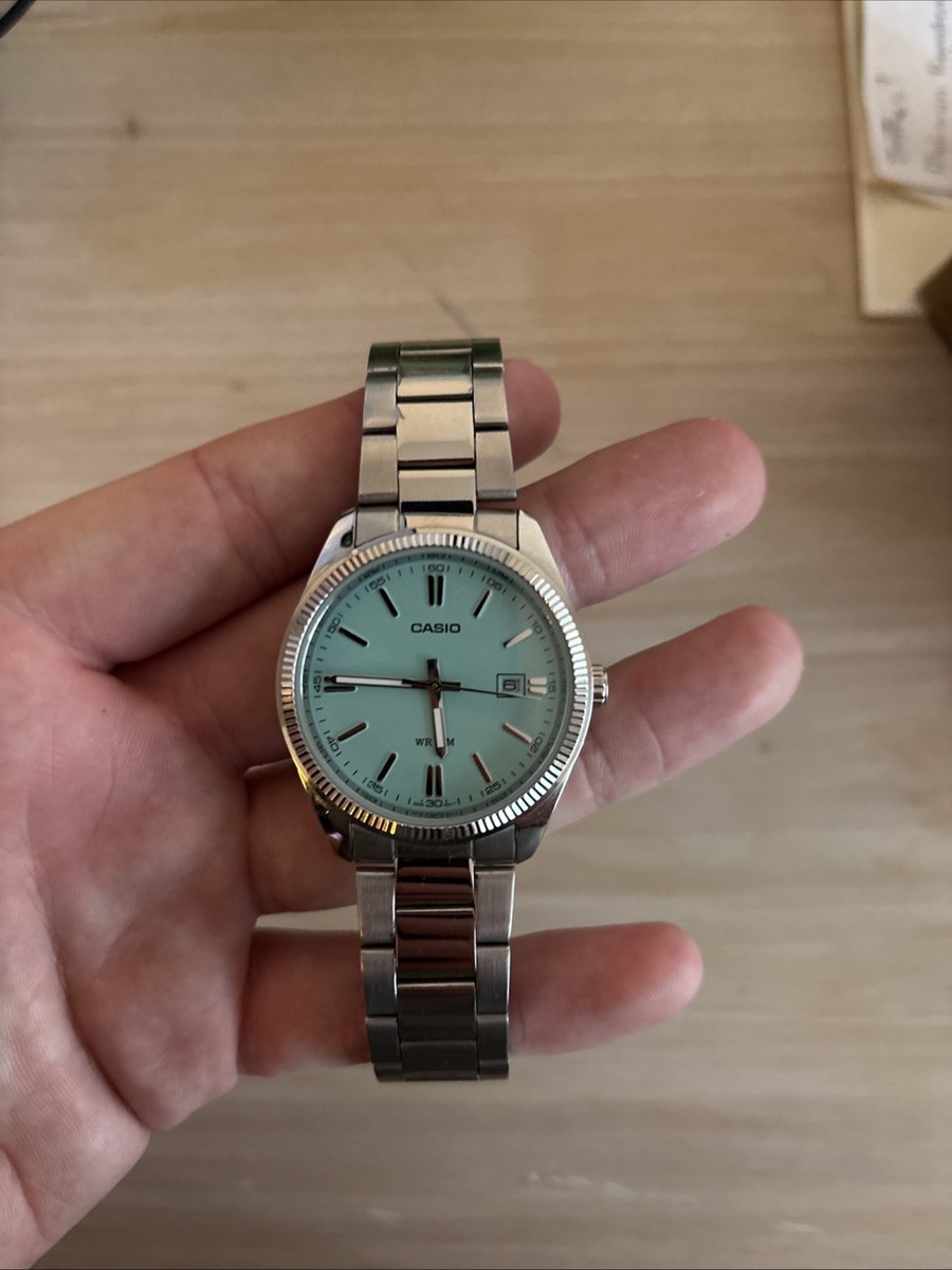 チープカシオ　ティファニーブルー　MTP-1302D-2A2JF CASIO MTP-1302D-2A2JF ティファニーブルー - メルカリ