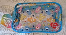 NWT Care Bears Clear Blue Pencil Case Cosmetic Bag