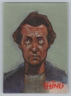 The Thing Artbook Trading Cards. Paul Maitland Lenticular Card #L3. RRParks 2025