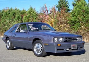 1985 Mercury Capri 1-OWNER 82K RS 5.0L 4BBL 5-SPEED A/C T-TOP HATCHBACK GS COUPE