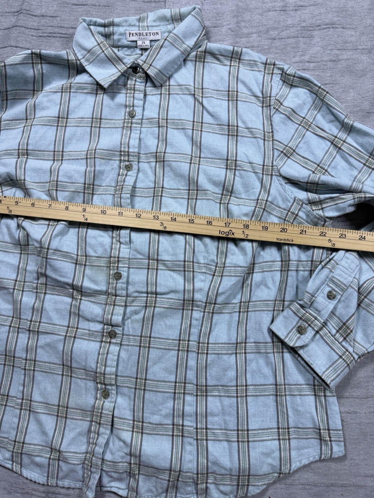 Pendleton Plus Flannel Button Up Shirt Women's 2X… - image 8