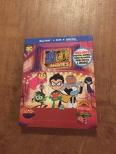 Teen Titans Go to the Movies Blu Ray New Sealed 2018 With Slipcover