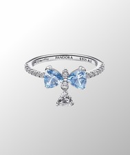 Genuine Pandora Bridgerton Blue Bow Ring Sterling silver
