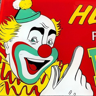 Williams Peppy the Musical Clown Puppet Animation Arcade Game Backglass NEW